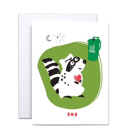 Raccoons of Canada Cards