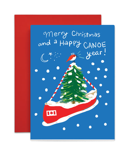 Canoe Christmas Cards