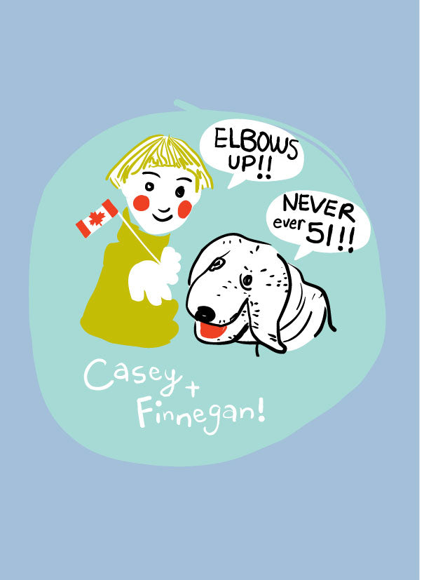 Casey and Finnegan ELBOWS UP!