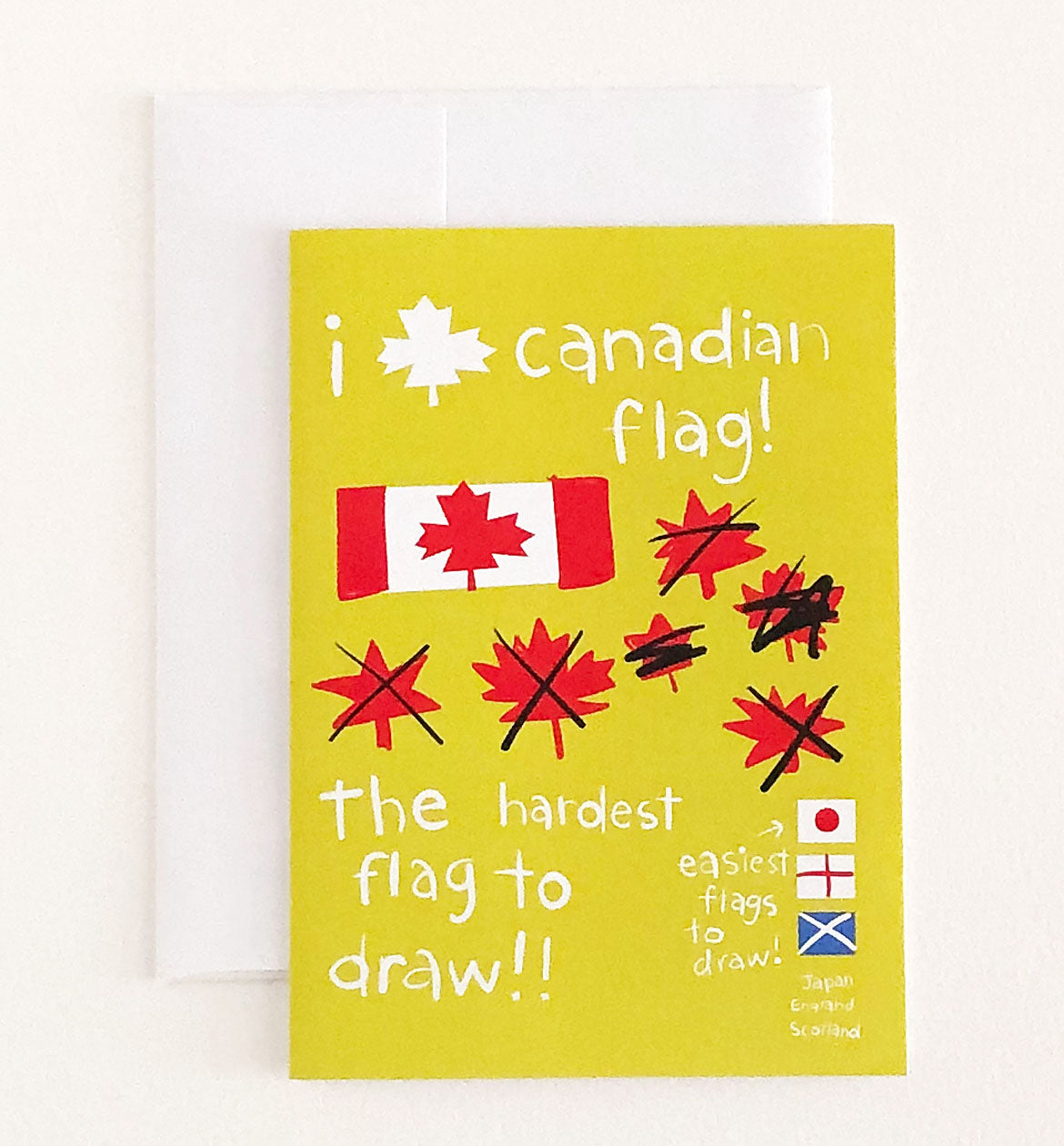 I Love Canadian Flag