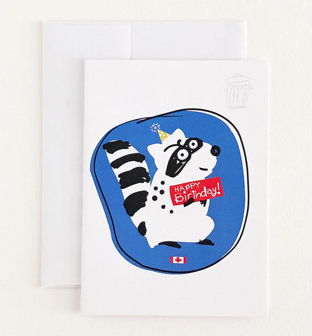 Birthday Raccoons Cards
