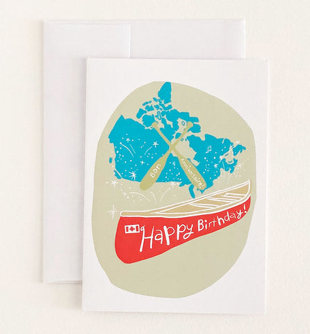 Birthday Canoe Cards
