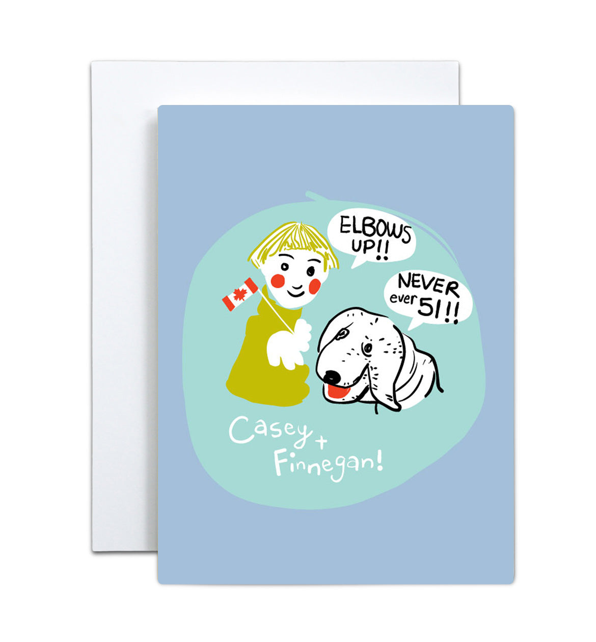 Casey and Finnegan ELBOWS UP!